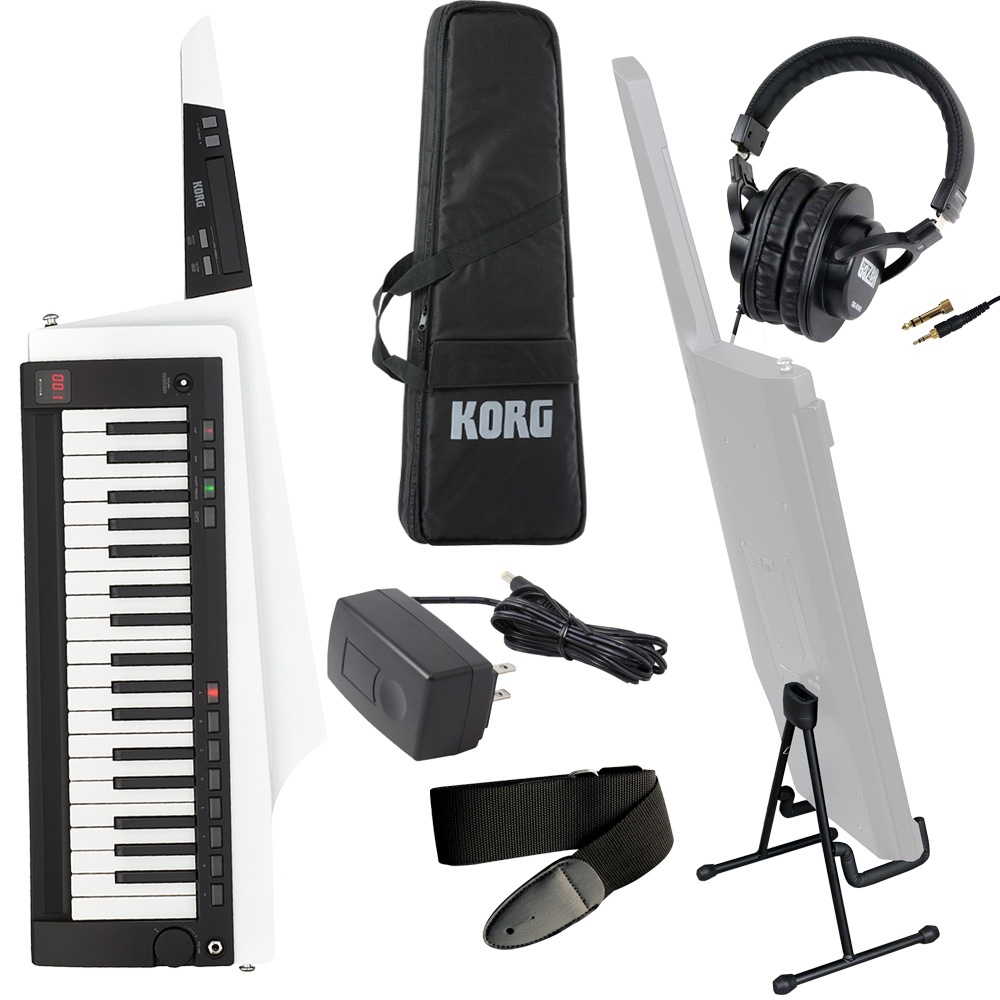 KORG RK100S2 白 (ヘッドフォン/スタンドセット) :RK 100S2 WH HPSET:楽器のことならメリーネット