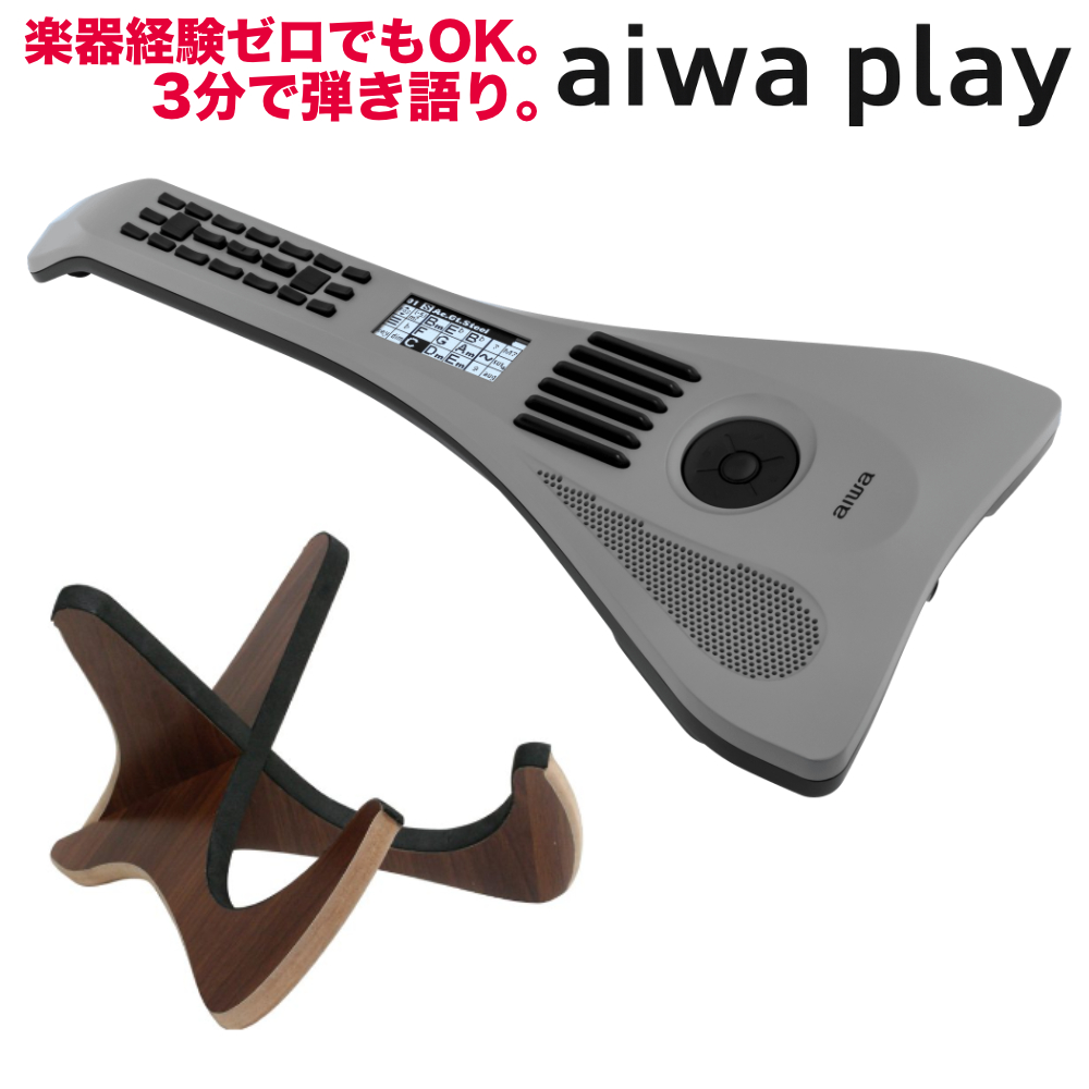 aiwa play RX01 (InstaChord�ȈՔ�) �ؐ��X�^���h�t���Z�b�g �ȒP�R�[�h���t �C���X�^�R�[�h