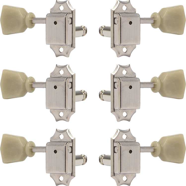 GOTOH ギターペグ マグナムロック SD90MG-SL 6個セット ニッケル 3:3