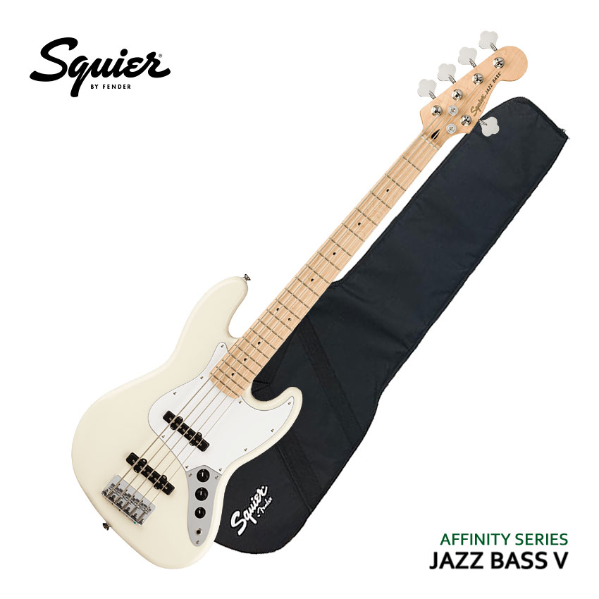 Squier エレキベース Affinity Series Jazz Bass V OLWS 5弦ジャズ 
