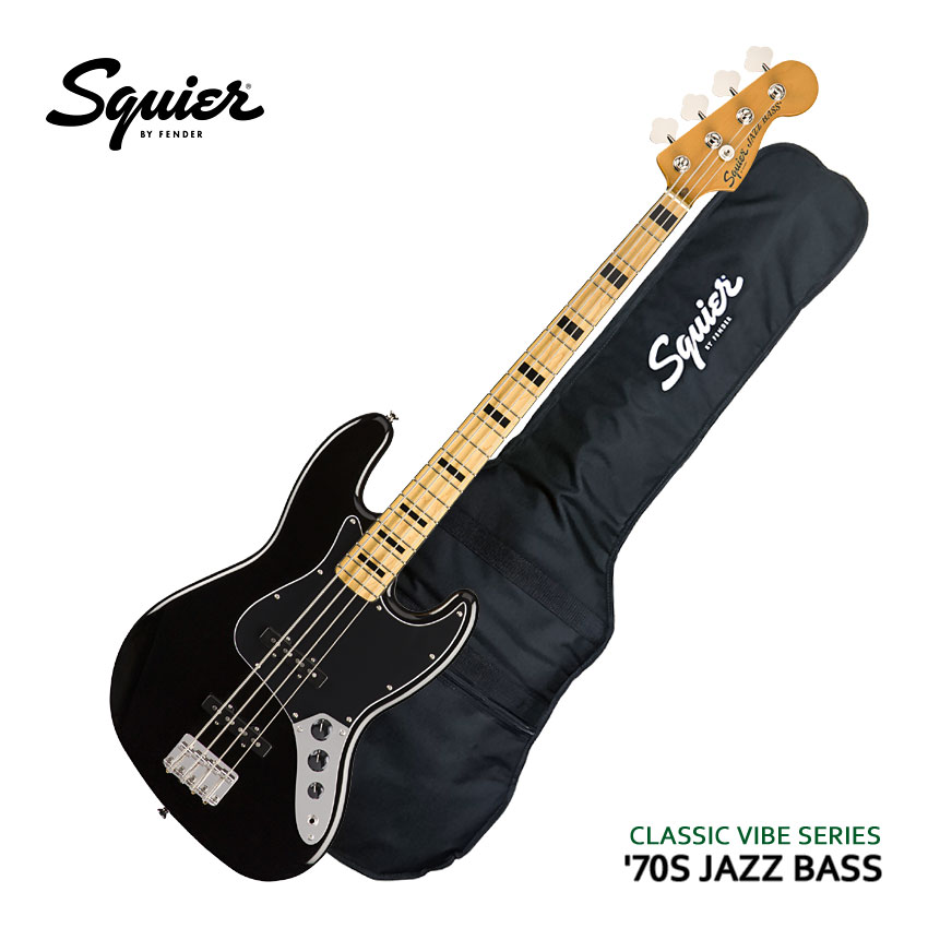 Squier GLx[X Classic Vibe '70s Jazz Bass BLK WYx[X XNC[