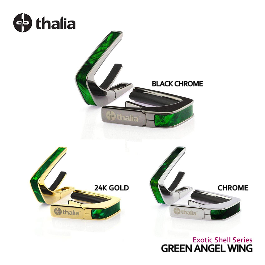Thalia Capos タリアカポ Exotic Shell Series GREEN ANGEL WING｜楽器のことならメリーネット