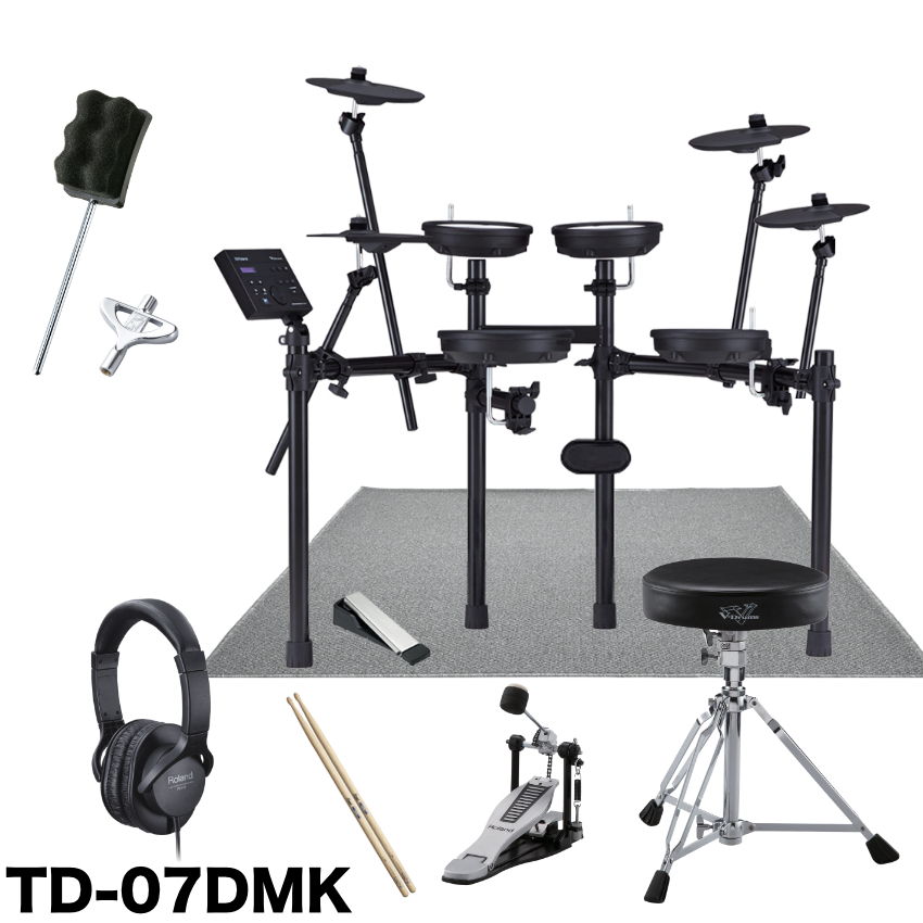 Roland �R���p�N�g�ȓd�q�h���� TD-07DMK �h���}�b�g+3�V���o���g���Z�b�g