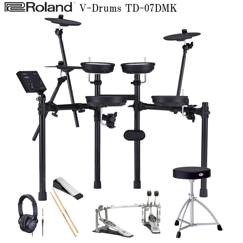 Roland ���[�����h �d�q�h�����Z�b�g TD-07DMK V-Drums �G���h�� �c�C���y�_���Z�b�g