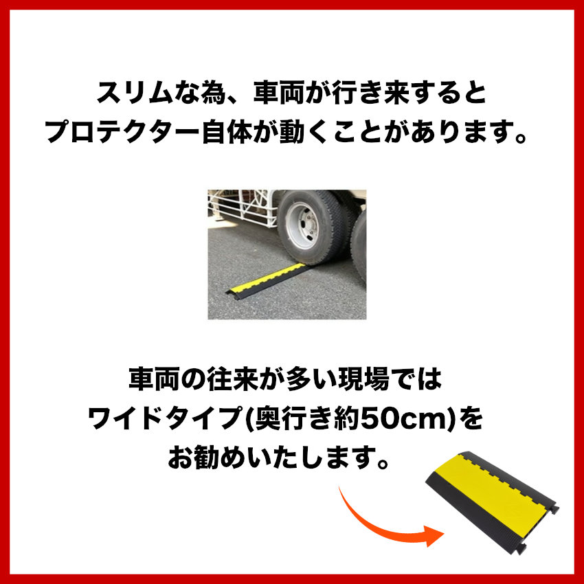 ケーブルプロテクター 奥行き250mm 長さ900mm 野外イベント お祭り 設営_3