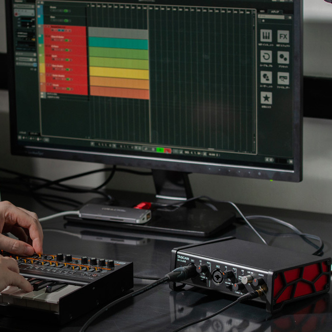 TASCAM US-2x2HR + Lightning変換アダプターセット | TASCAM | 03