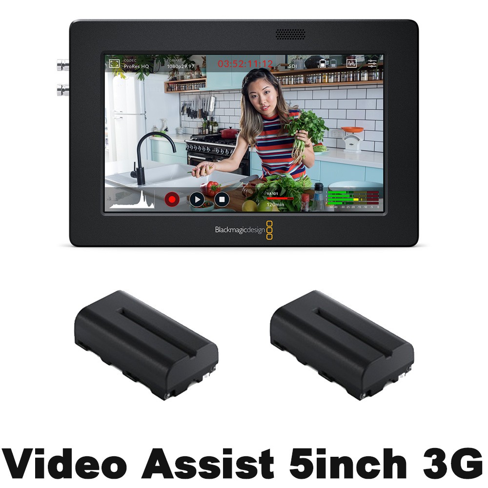 BlackMagicDesgin 小型モニター一体型 SDレコーダー 5インチ Video Assist 5