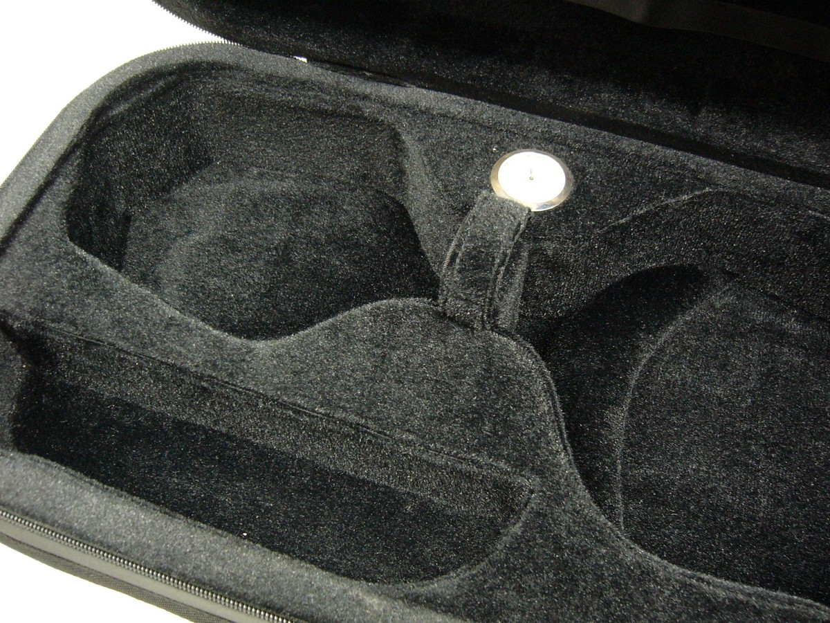 GALAX 軽量 バイオリンケース VO-20 ブラック「肩当て＆楽譜や譜面台