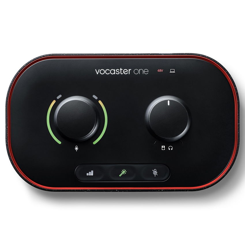 公式サイトから購入する Focusrite Vocaster ONE　ミラーレス一眼にコンデンサーマイクAT2035を