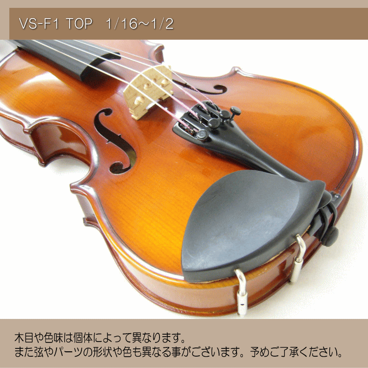 子供用分数バイオリンセット 1/2サイズ 12点セット VS-F1 カルロ 