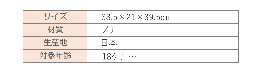 MOCCO 森のカラフルロコ Ｗ-86A 日本製の画像