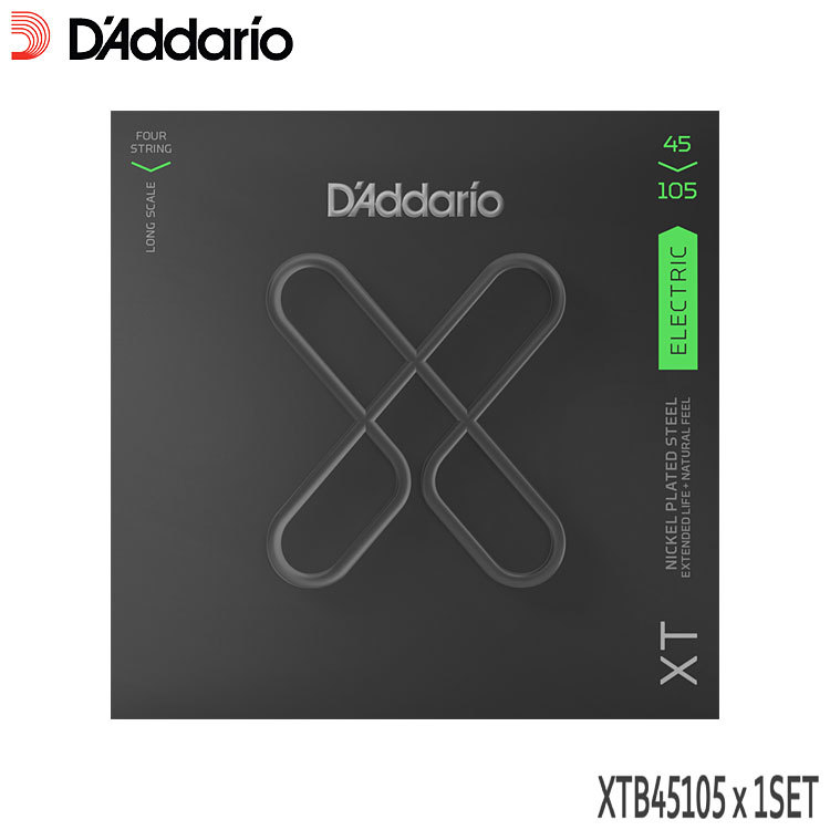 D'Addario（ダダリオ） ベース弦 コーティング弦 45-105 XTB45105 1
