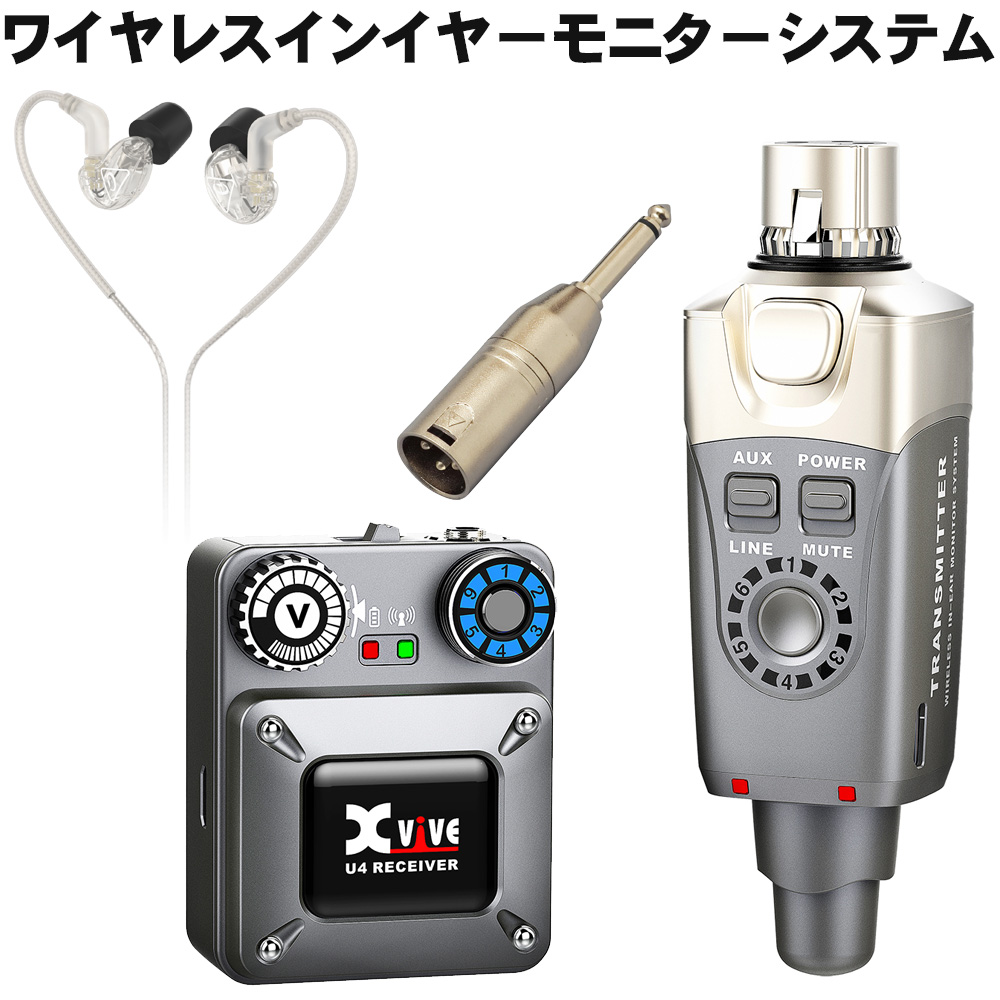 Audio-Fly �C���C���[���j�^�[�{���C�����X����M�@ Xvive XV-U4