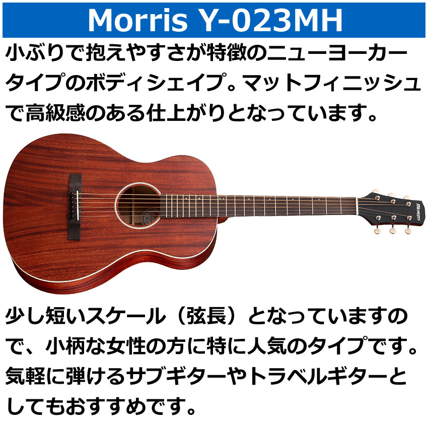 Morris アコースティックギター Y-023MH NAT モーリス : 楽器の