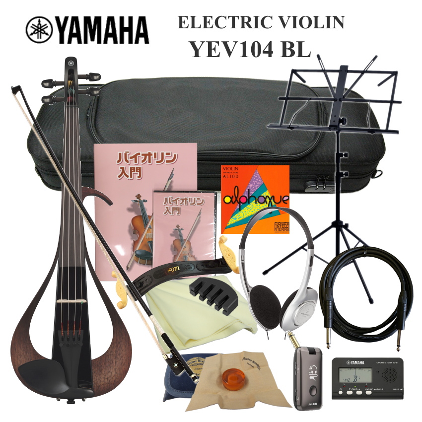 YAMAHA YEV104 エレクトリックバイオリン ブラック YAMAHA YEV104BL (ブラック) エレクトリックバイオリン ヤマハ