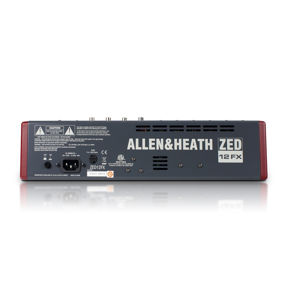 Allen & Heath アナログミキサー ZED12FX : 楽器のことならメリー