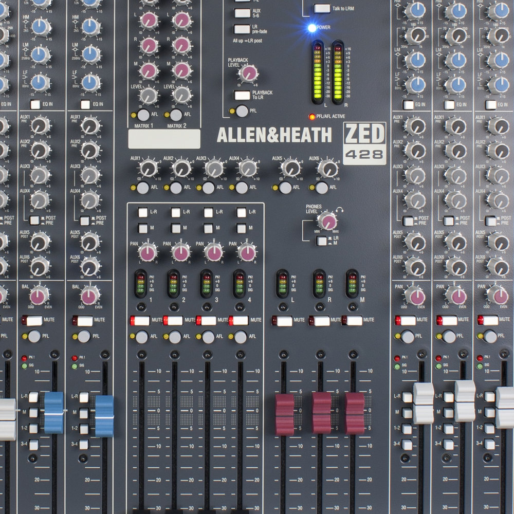 Allen & Heath アナログミキサー ZED428 : 楽器のことならメリーネット