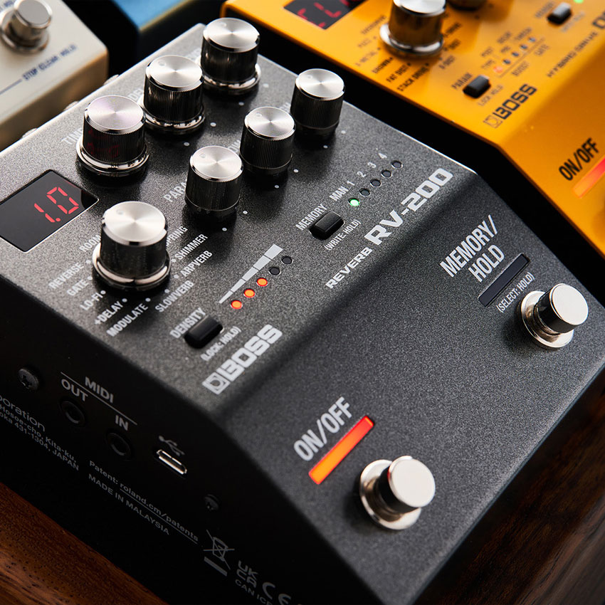 BOSS（ボス） リバーブ RV-200 エフェクター : メリーネットは楽器屋