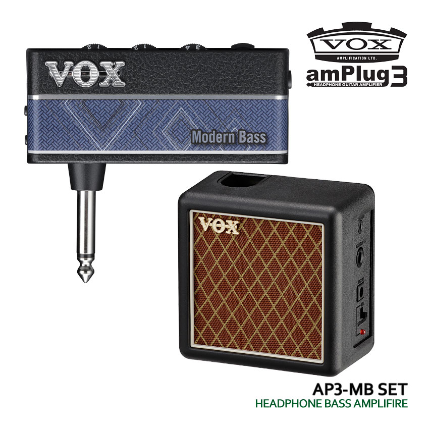 VOX - 軍事基地アンプリファイアー amPlug3 Modern Bass 押し込み仕掛ける アン繋ぎ AP3-MB 楽器、器材-楽器、手芸、コレクション