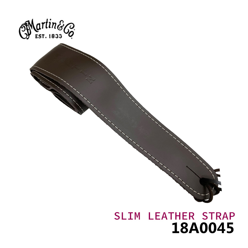MARTIN（マーティン） ギターストラップ SLIM LEATHER STRAP 18A0045 