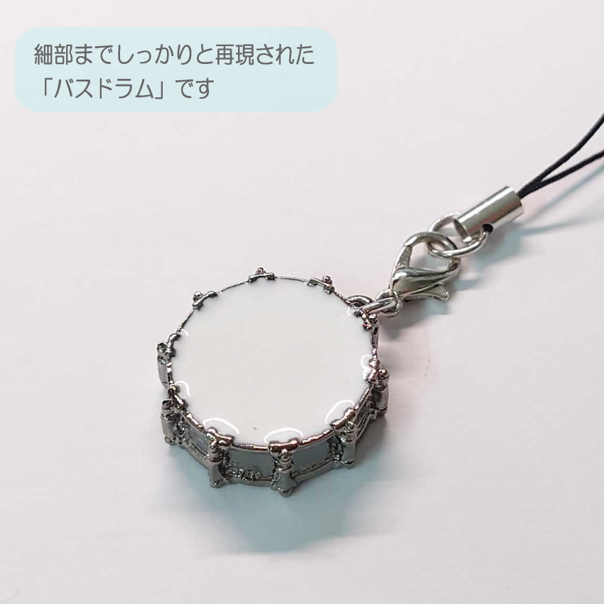 携帯ストラップ キーホルダー 立体 打楽器スト...の詳細画像1