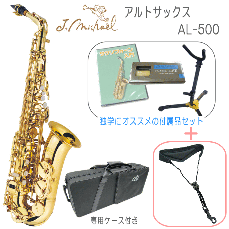 アルトサックス 初心者 AL-500 独学向けセット（教則DVD/サックス