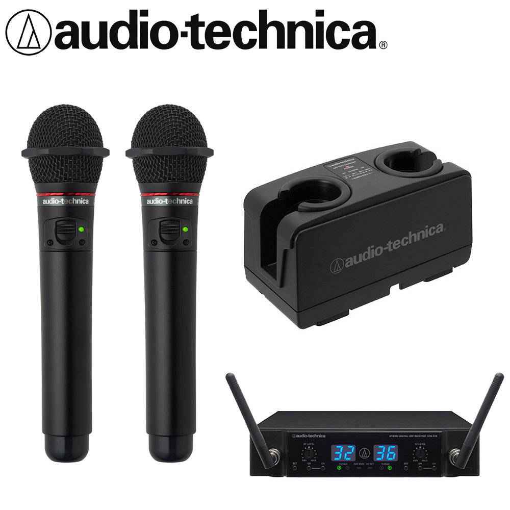 オーディオテクニカ（audio-technica） 充電式800MHzワイヤレスマイク2