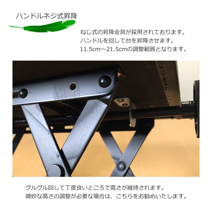 吉澤 ピアノ補助台 足置き台 AX-51 ペダルが収まるタイプ : メリー