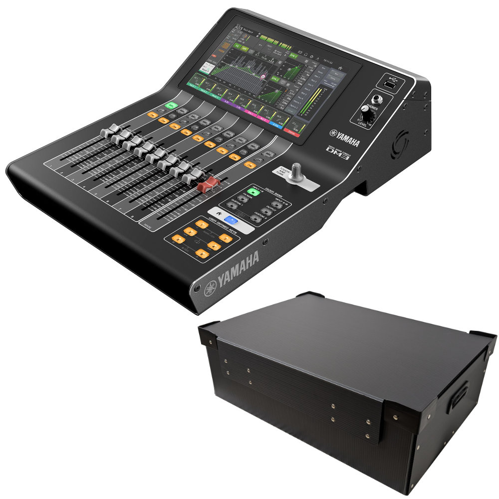 YAMAHA DM3 デジタルミキサー 本体 ケース付 YAMAHA（ヤマハ） YAMAHA DM3 デジタルミキサー本体 + 特注ダンプラ
