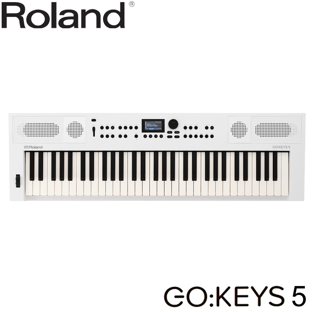 ローランド（Roland） 高音質 電子キーボード GO KEYS 5 WH 白