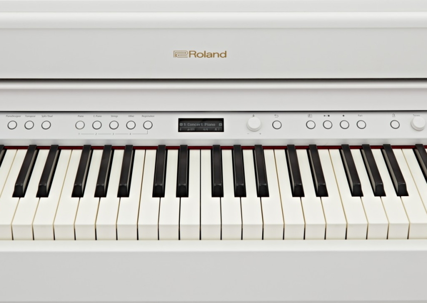 ローランド 限定特価□運送・設置付 HP702 ホワイト□防音マット