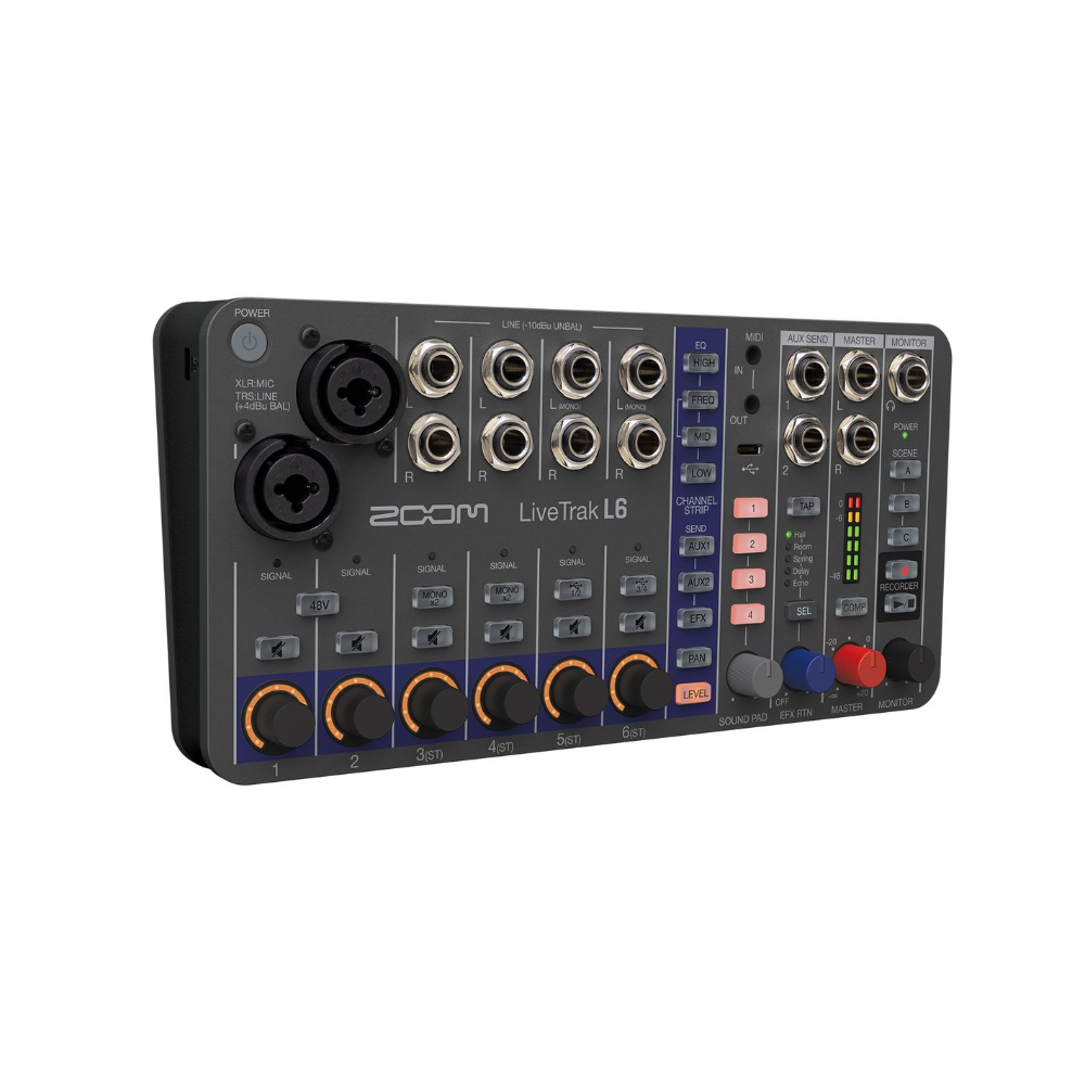 ズーム（zoom） 在庫僅少□ZOOM LiveTrak L6 ミキサー型MTR : メリー