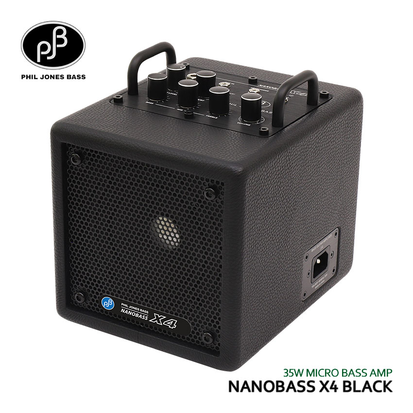 PHIL JONES BASS ベースアンプ NANOBASS X4 BLACK ナノベース PJB フィルジョーンズ