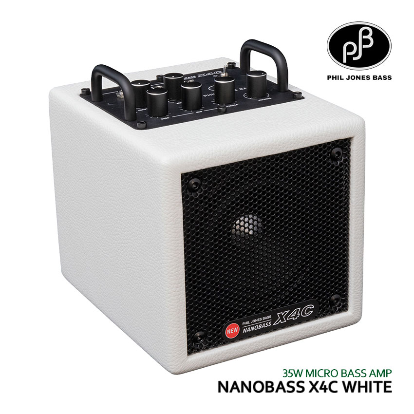 PHIL JONES BASS ベースアンプ NANOBASS X4C WHITE ナノベース PJB｜merry-ys2