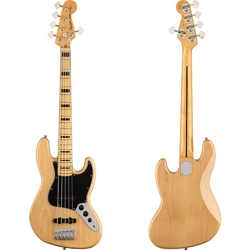 Squier エレキベース Classic Vibe '70s Jazz Bass V NAT 5弦ジャズ