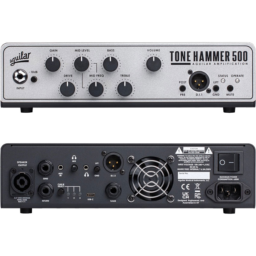aguilar ベースアンプヘッド TONE HAMMER 500 V2 アギュラー : メリー