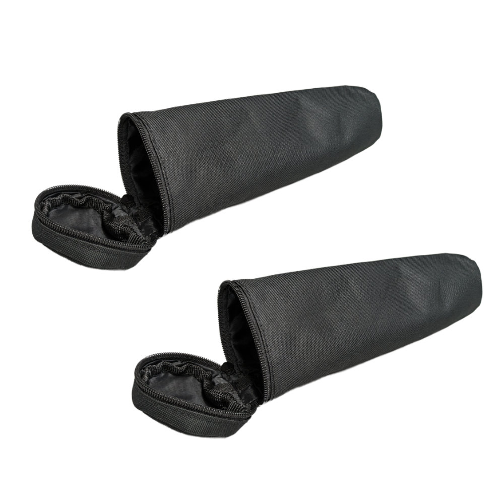 ワイヤレスマイクケース 1本用 2個セット ソフトケース ファスナー付き メール便対応 1点まで