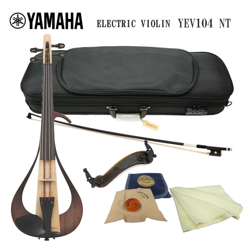 YAMAHA（ヤマハ） エレキバイオリン YEV104 ナチュラル カーボン弓つい