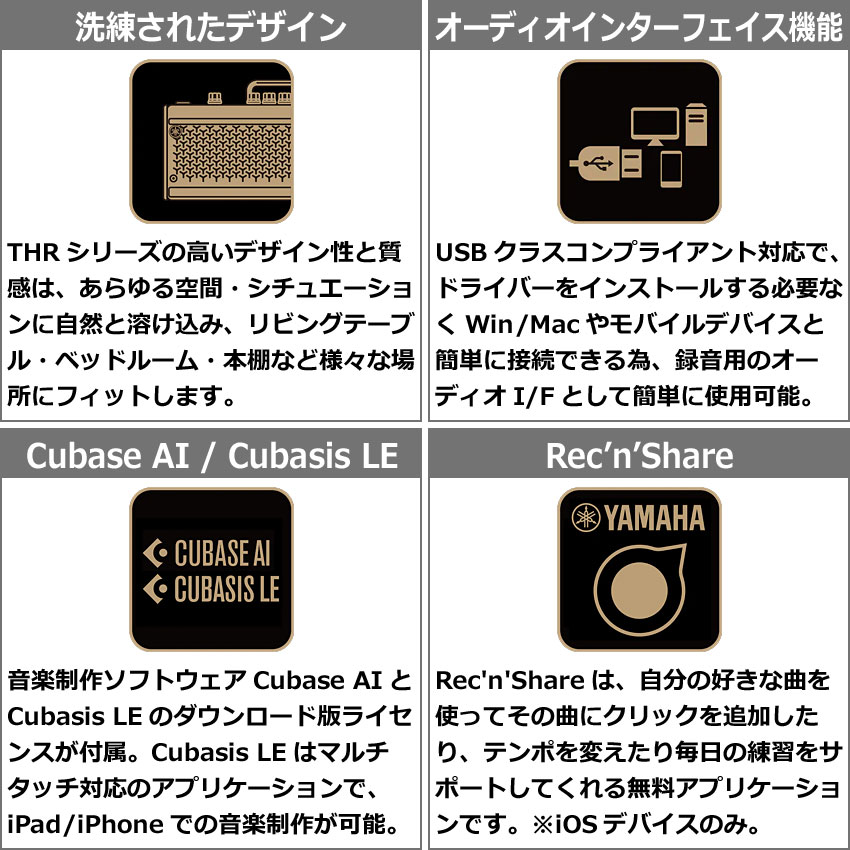 YAMAHA ギターアンプ THR10II Wireless ヘッドホンセット ヤマハ