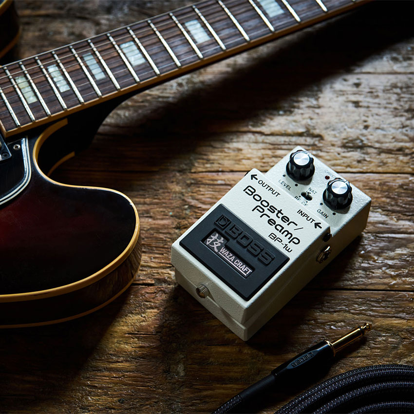 BOSS ブースター/プリアンプ BP-1W BOOSTER/PREAMP 純正アダプター付 ボス エフェクター_6