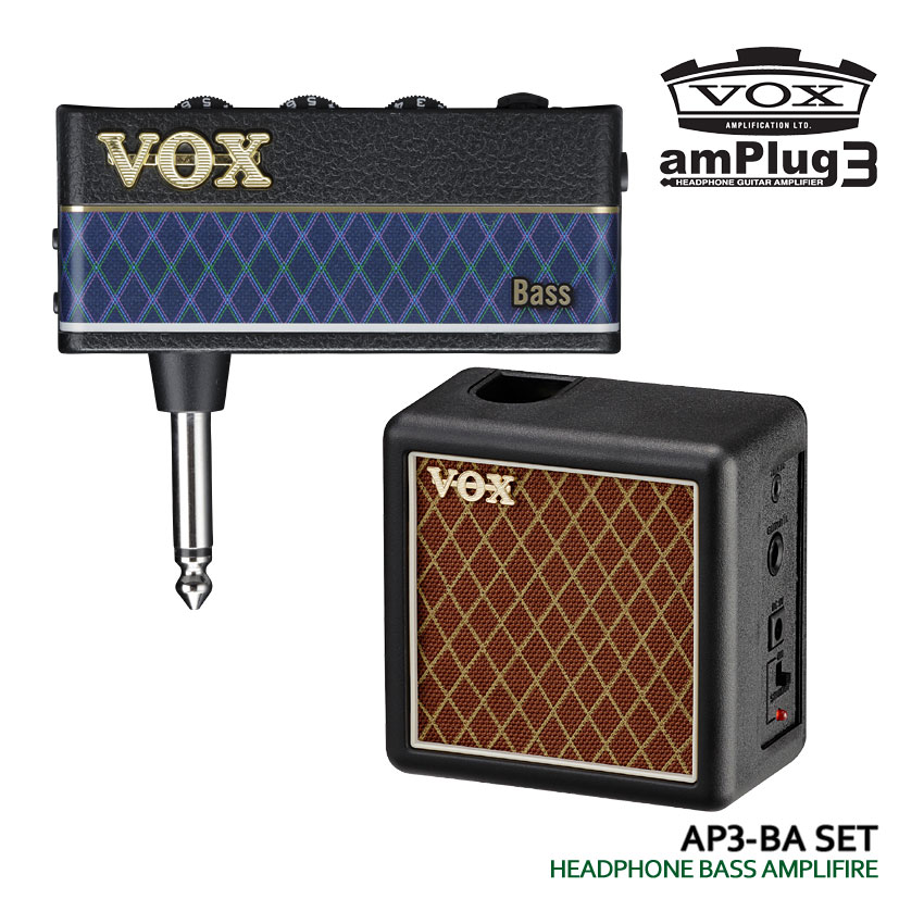 VOX - 軍事基地アンプリファイアー amPlug3 Bass 押し込み仕掛ける アン繋ぎ AP3-BA 楽器、手芸、コレクション-楽器、器材