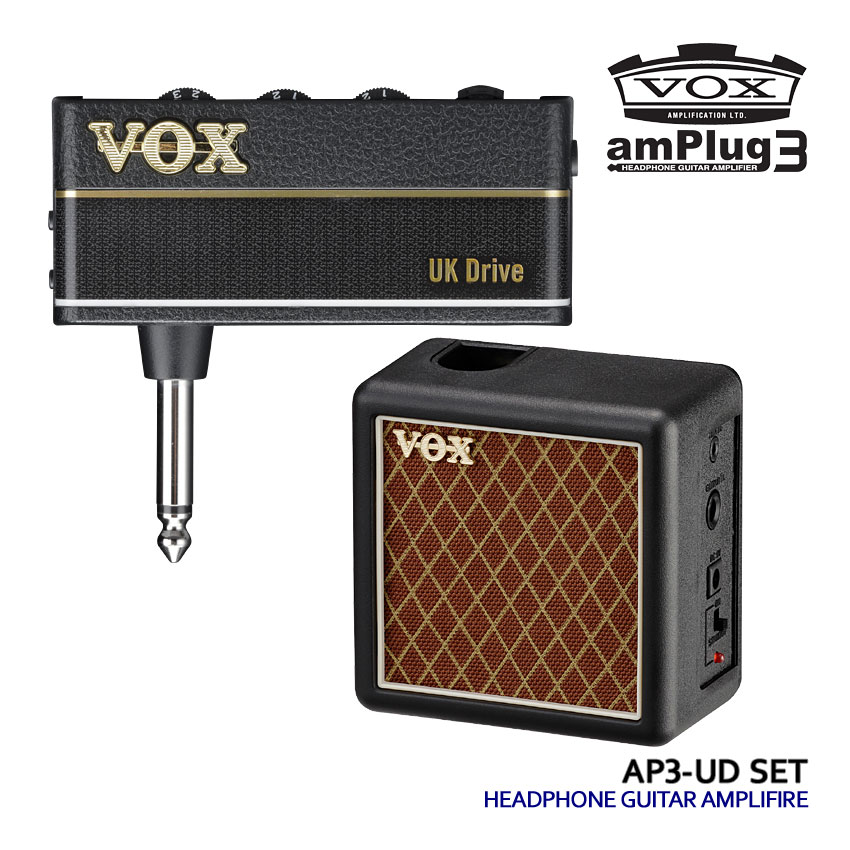 VOX - ギターアンプリファイアー amPlug3 UK Drive 押し込み仕掛ける アン繋ぎ AP3-UD ギター用アンプ-ギター