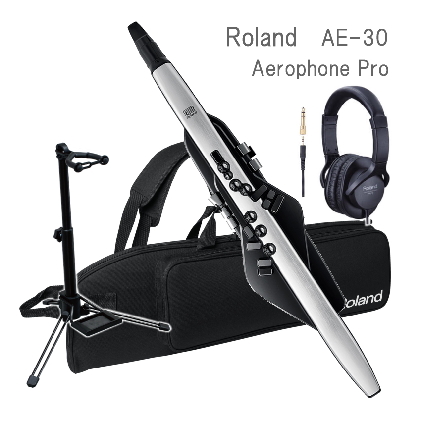 Roland エアロフォン プロ /AE-30 Aerophone Pro デジタル管楽器（ケース/スタンド/ヘッドフォン付き）ローランド エアロフォン｜merry-ys3