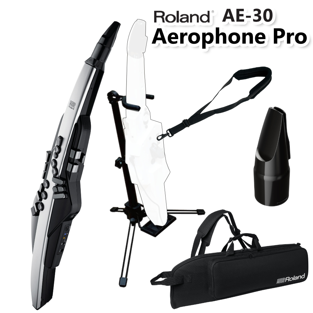 ローランド - Roland デジタル管楽器 エアロ電話機 Aerophone Pro 労働者階級 AE-30 容れもの 照明ランプ 二十日鼠平和条約付き添い人