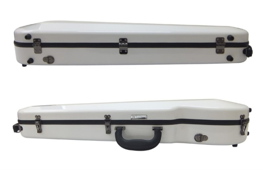 本革製 弓留めセット□イーストマン バイオリンケース「ホワイト