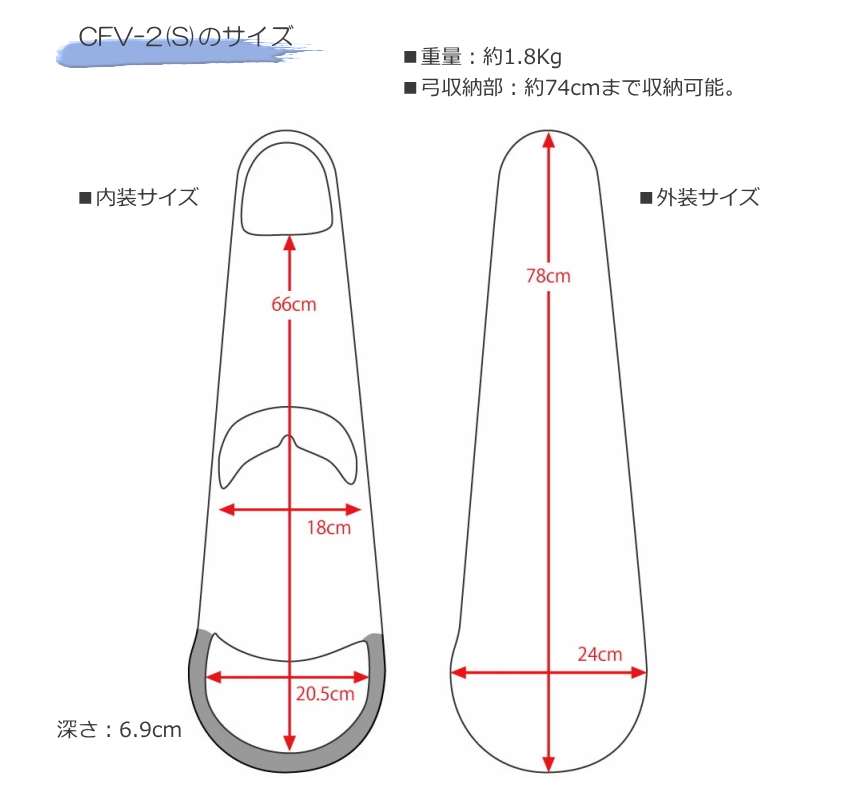 カーボンマック【ワインレッド】バイオリン ケース CFV-2S【つや消しタイプ】CFV-8S-SLV |  | 03