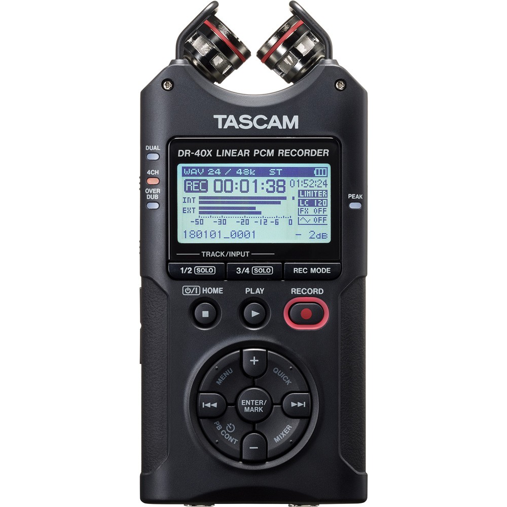 TASCAM タスカム レコーダー DR-40X (microSDカード/USBケーブルセット