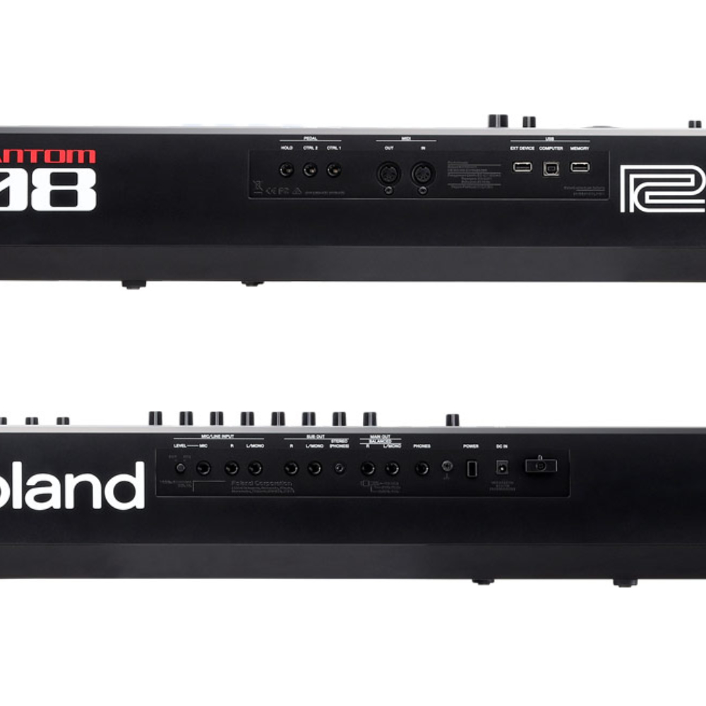 Roland シンセサイザー FANTOM-08 ソフトケース+X型キーボードスタンド