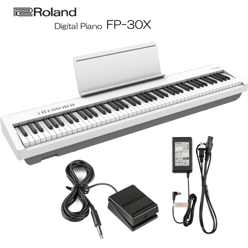 Roland FP-30X ホワイト 88鍵 電子ピアノ ローランド（Roland） 電子ピアノ FP-30X ホワイト Roland 88鍵