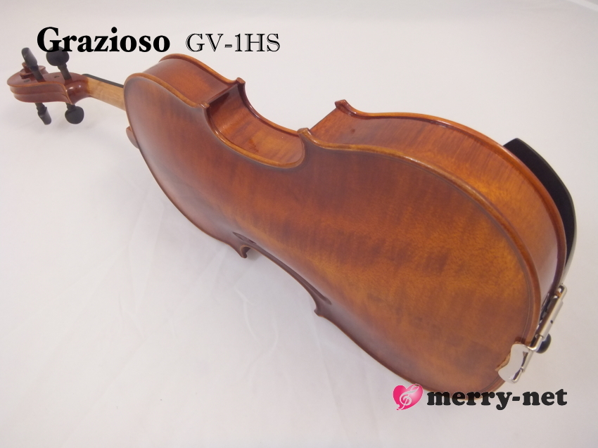 Grazioso GV-1HS 4/4 バイオリン 7点セット「BERNARDEL松脂やTHOMASTIK